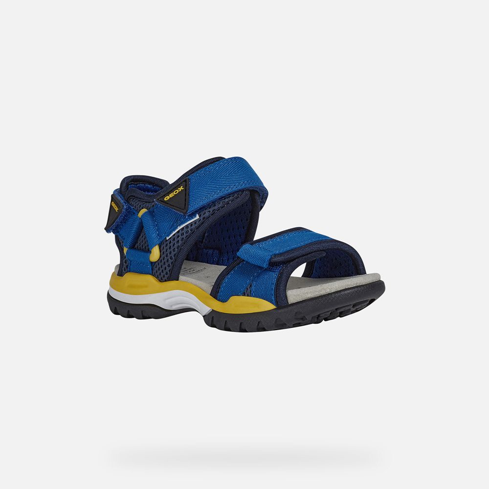 Geox Sandals Blue Borealis - Geox Boys Shoes - WLRJYV861